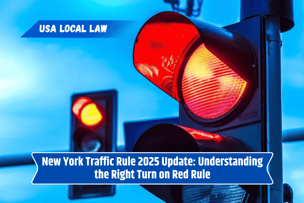 New York Traffic Rule 2025 Update: Understanding the Right Turn on Red Rule
