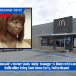 McDonald's Worker Stabs ‘Bully’ Manager 15 Times with Long Knife After Being Sent Home Early, Police Report