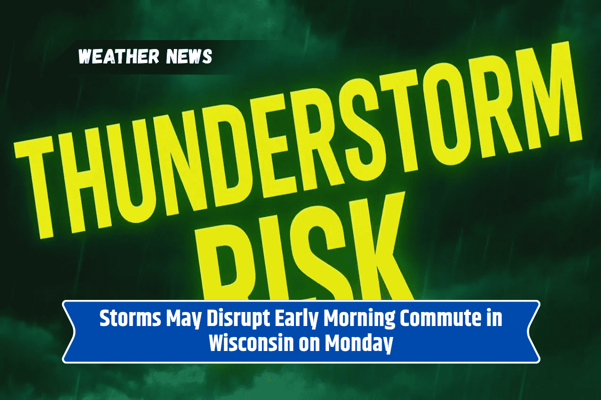 Storms May Disrupt Early Morning Commute in Wisconsin on Monday