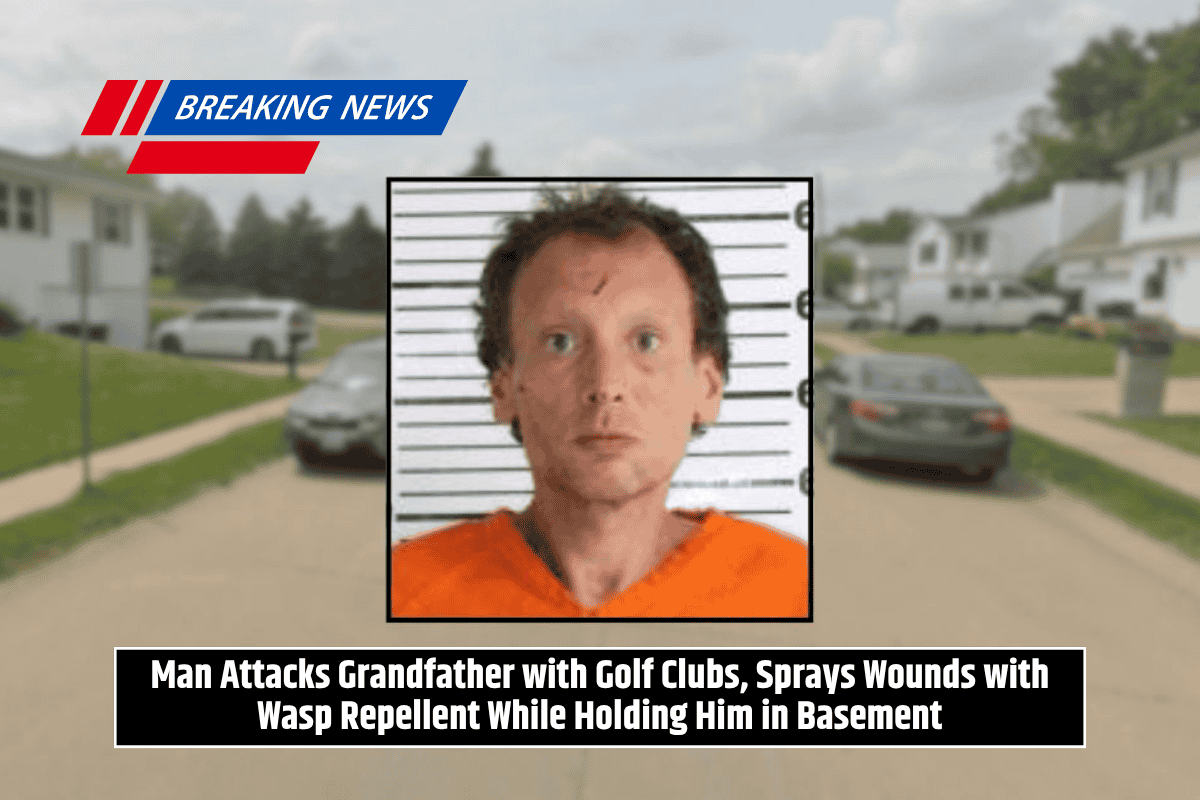 Man Attacks Grandfather with Golf Clubs, Sprays Wounds with Wasp Repellent While Holding Him in Basement