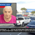 'I am not giving you s---, b----.' An 80-year-old Floridian woman allegedly smacks the motorist after a parking lot fender-bender at Walmart proceeds to a request for auto insurance