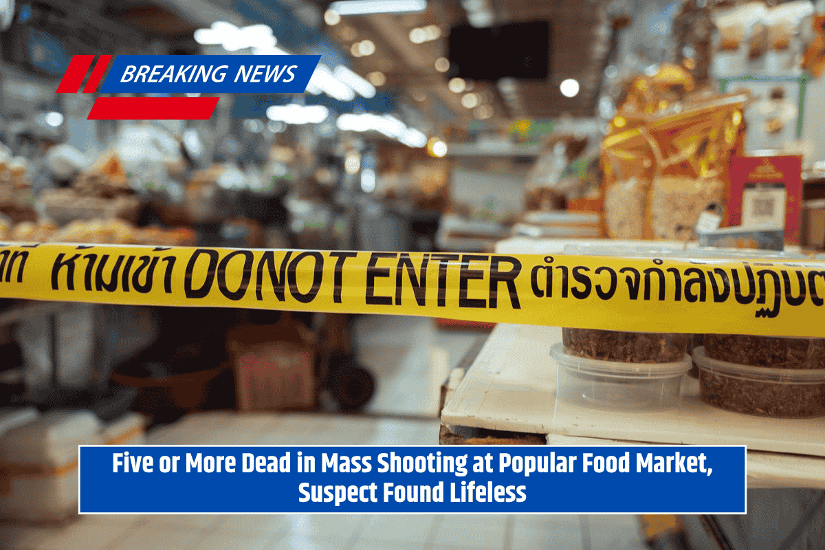Five or More Dead in Mass Shooting at Popular Food Market, Suspect Found Lifeless