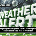 Dodge City Weather Updates: Storms Could Bring Half-Dollar Hail with Gusts Up to 60 MPH Friday