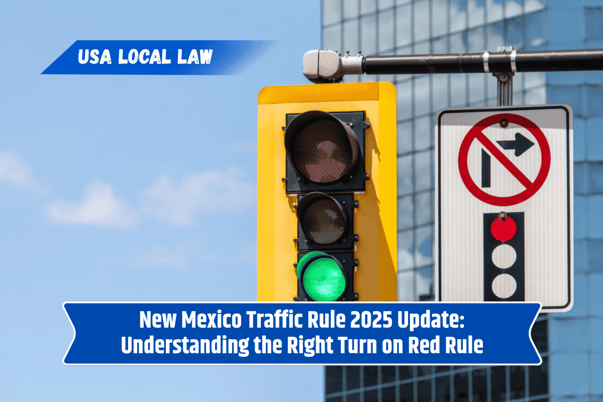 New Mexico Traffic Rule 2025 Update: Understanding the Right Turn on Red Rule