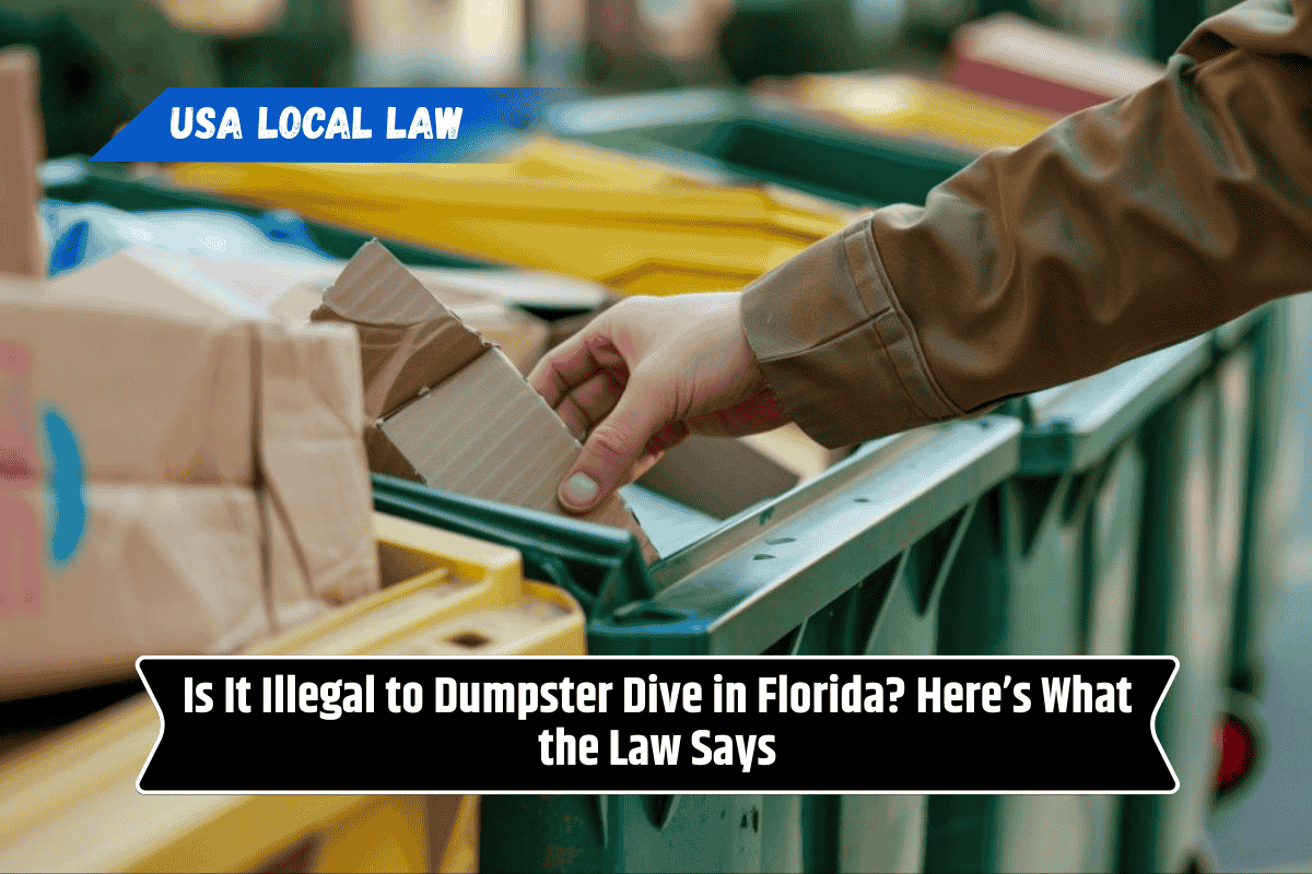 Is It Illegal to Dumpster Dive in Florida? Here’s What the Law Says
