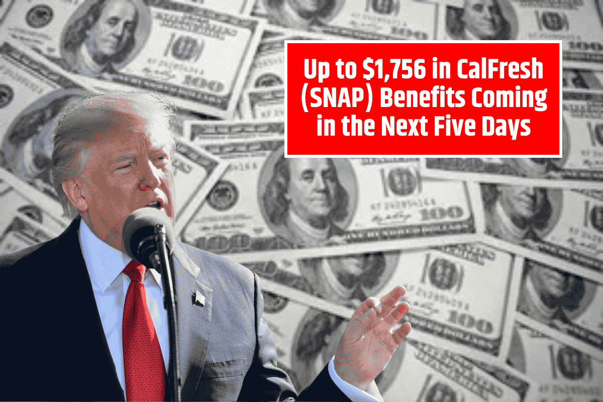 Up to $1,756 in CalFresh (SNAP) Benefits Coming in the Next Five Days