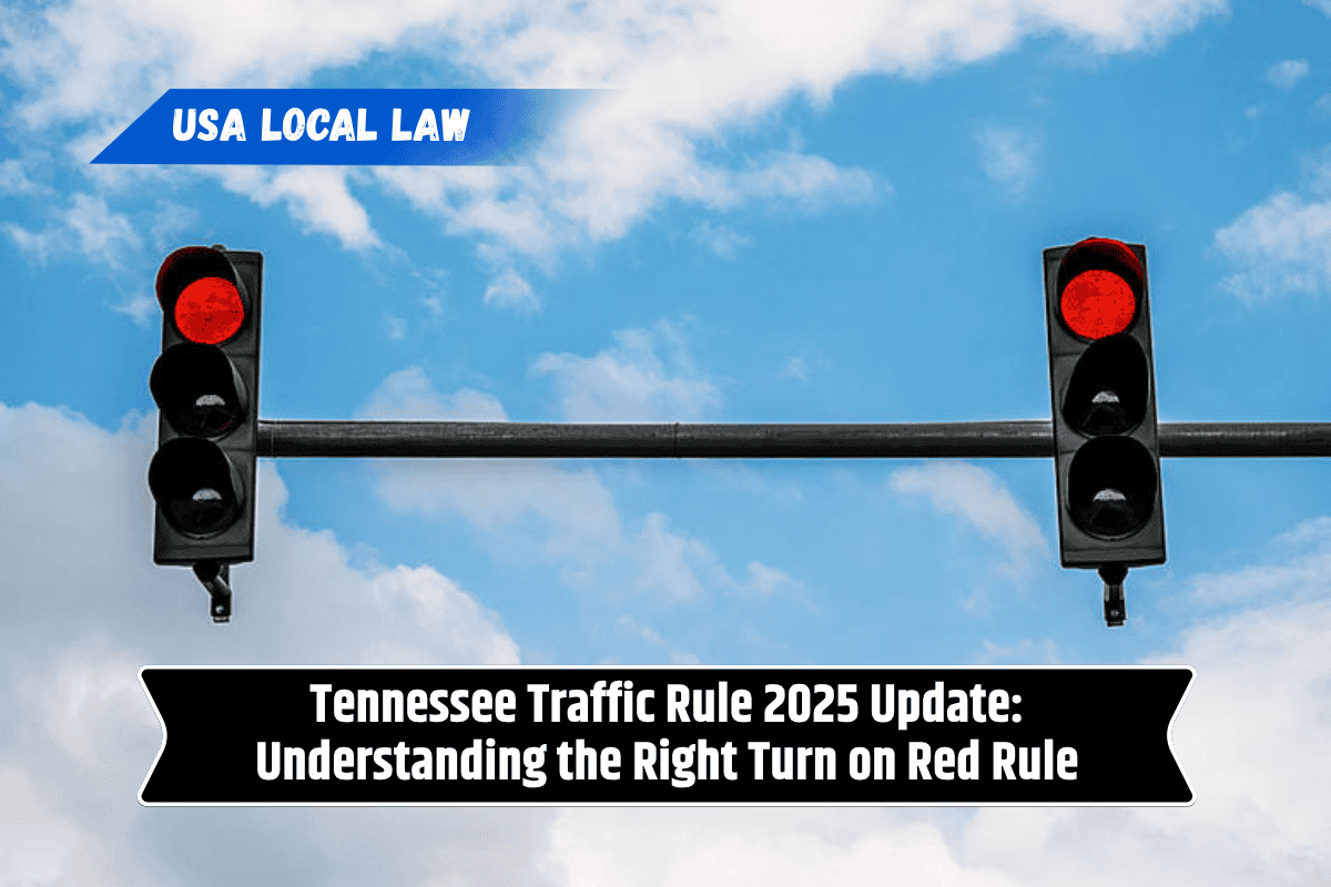 Tennessee Traffic Rule 2025 Update: Understanding the Right Turn on Red Rule