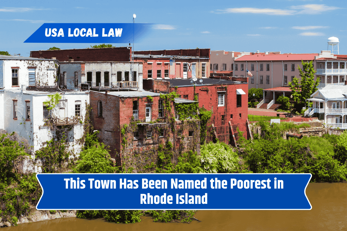 This Town Has Been Named the Poorest in Rhode Island