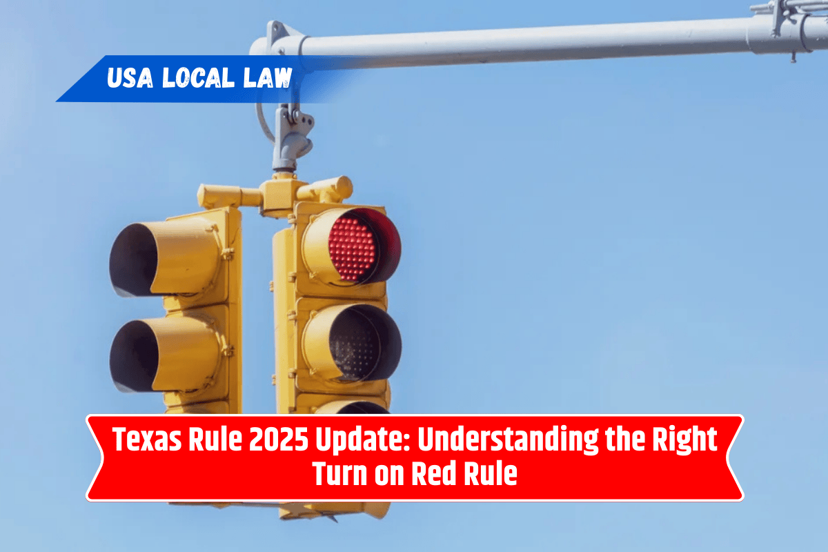 Texas Rule 2025 Update: Understanding the Right Turn on Red Rule