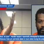 No face, no case!': Murder suspect reportedly attempted to eliminate witnesses from jail and broke down in tears when facing the judge