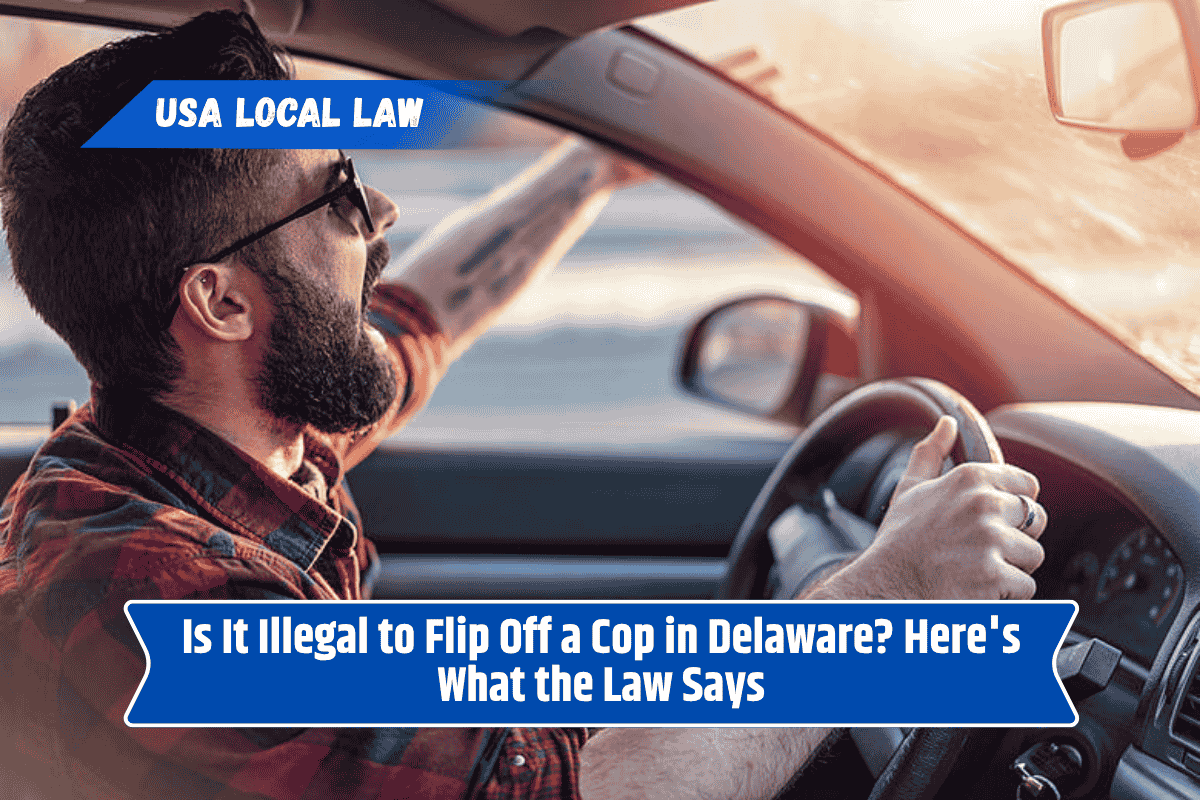 Is It Illegal to Flip Off a Cop in Delaware? Here's What the Law Says