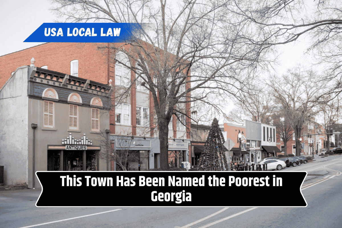 This Town Has Been Named the Poorest in Georgia