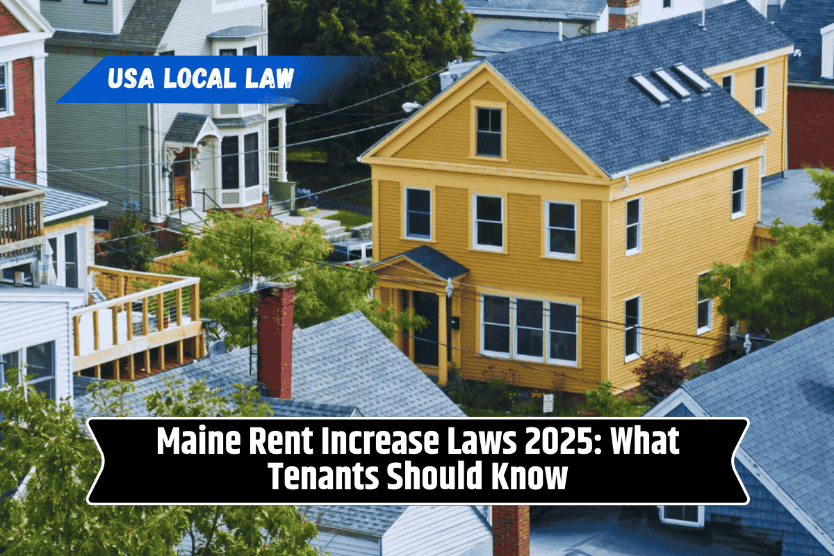 Maine Rent Increase Laws 2025: What Tenants Should Know