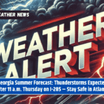 Georgia Summer Forecast: Thunderstorms Expected After 11 a.m. Thursday on I-285 – Stay Safe in Atlanta