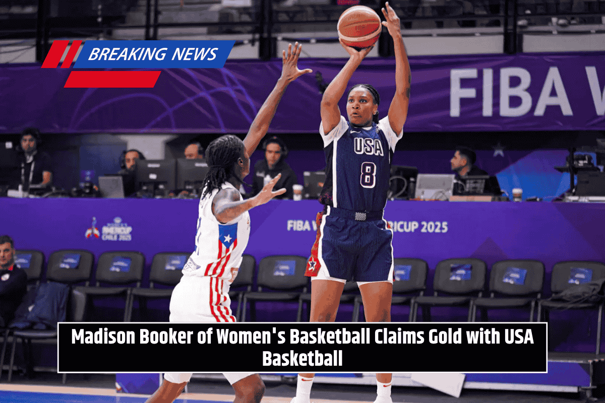 Madison Booker of Women's Basketball Claims Gold with USA Basketball