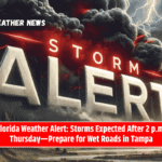 Florida Weather Alert: Storms Expected After 2 p.m. Thursday—Prepare for Wet Roads in Tampa