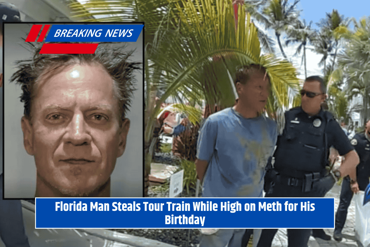 Florida Man Steals Tour Train While High on Meth for His Birthday