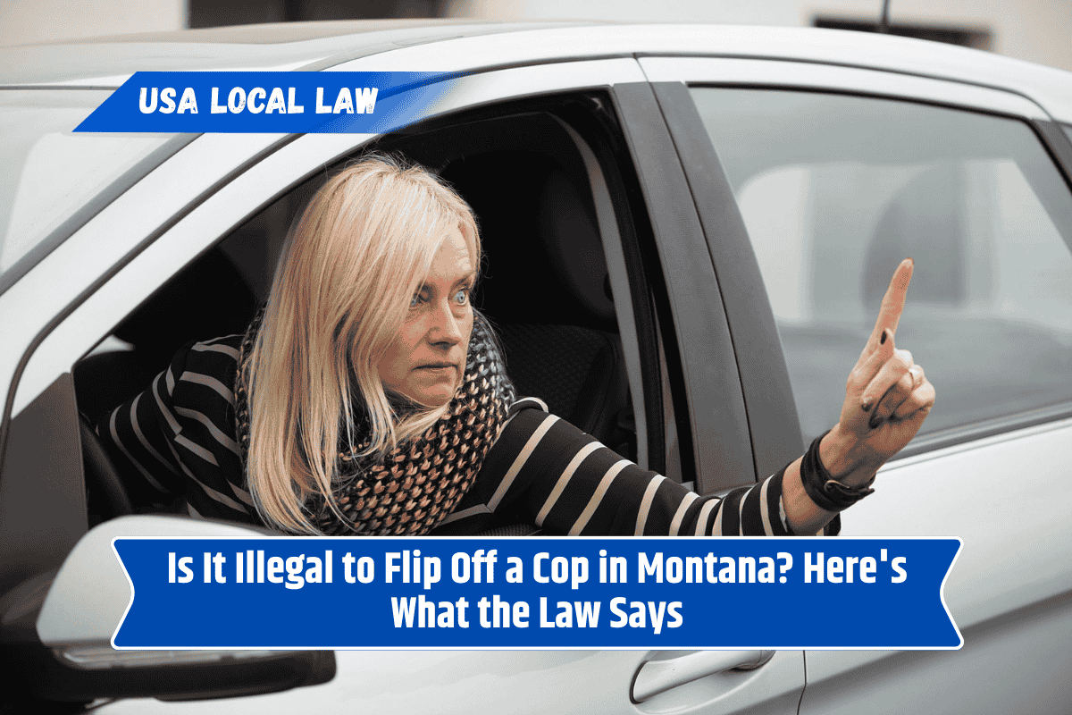 Is It Illegal to Flip Off a Cop in Montana? Here's What the Law Says