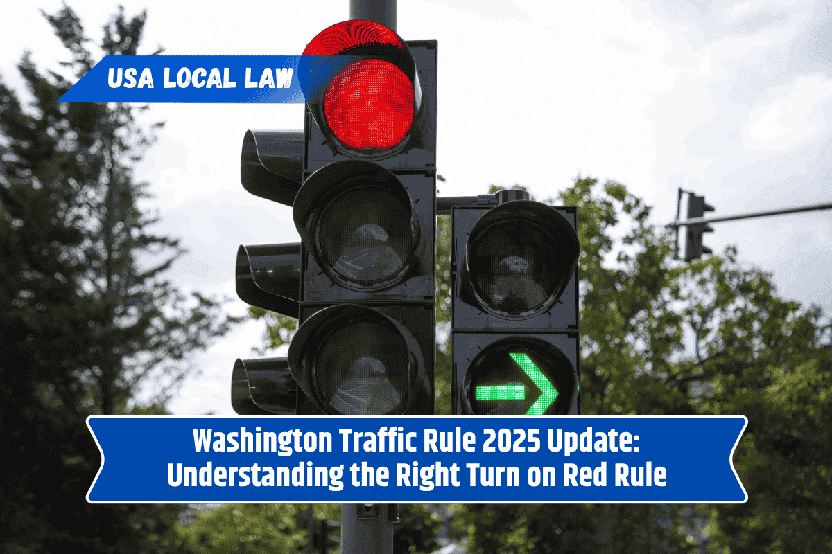 Washington Traffic Rule 2025 Update: Understanding the Right Turn on Red Rule