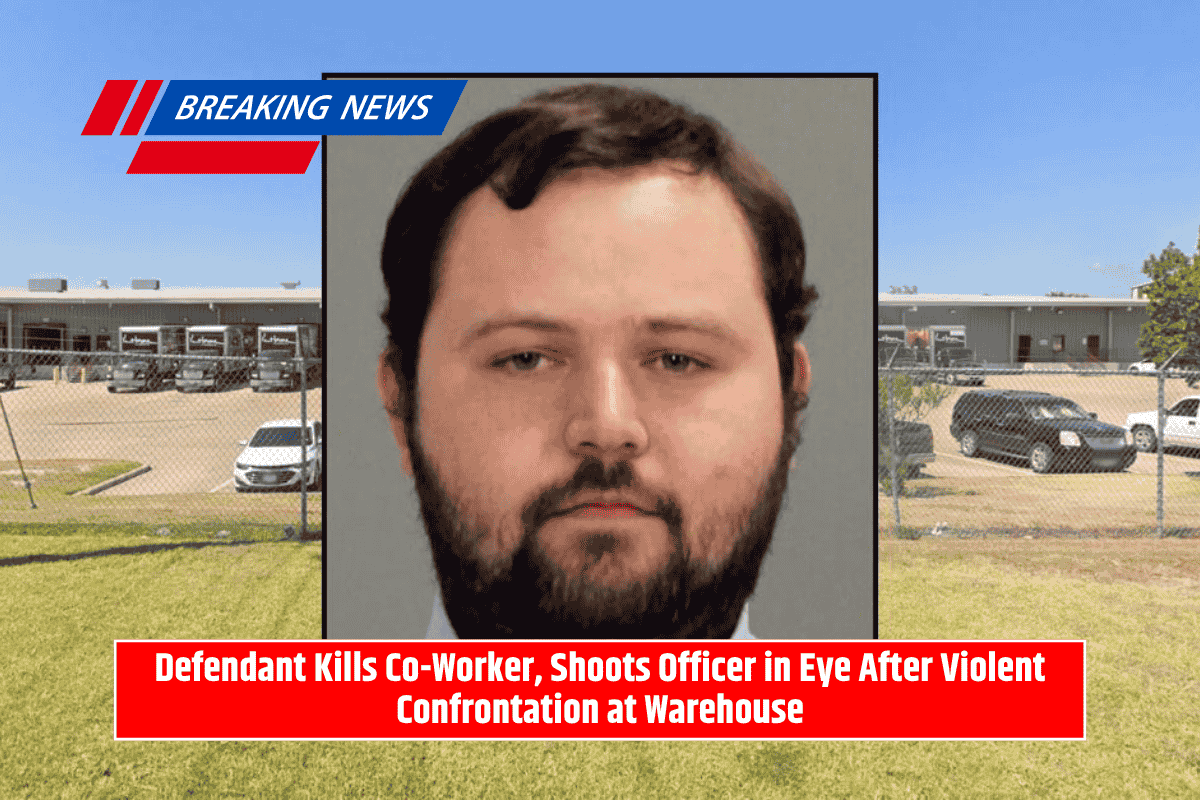 Defendant Kills Co-Worker, Shoots Officer in Eye After Violent Confrontation at Warehouse