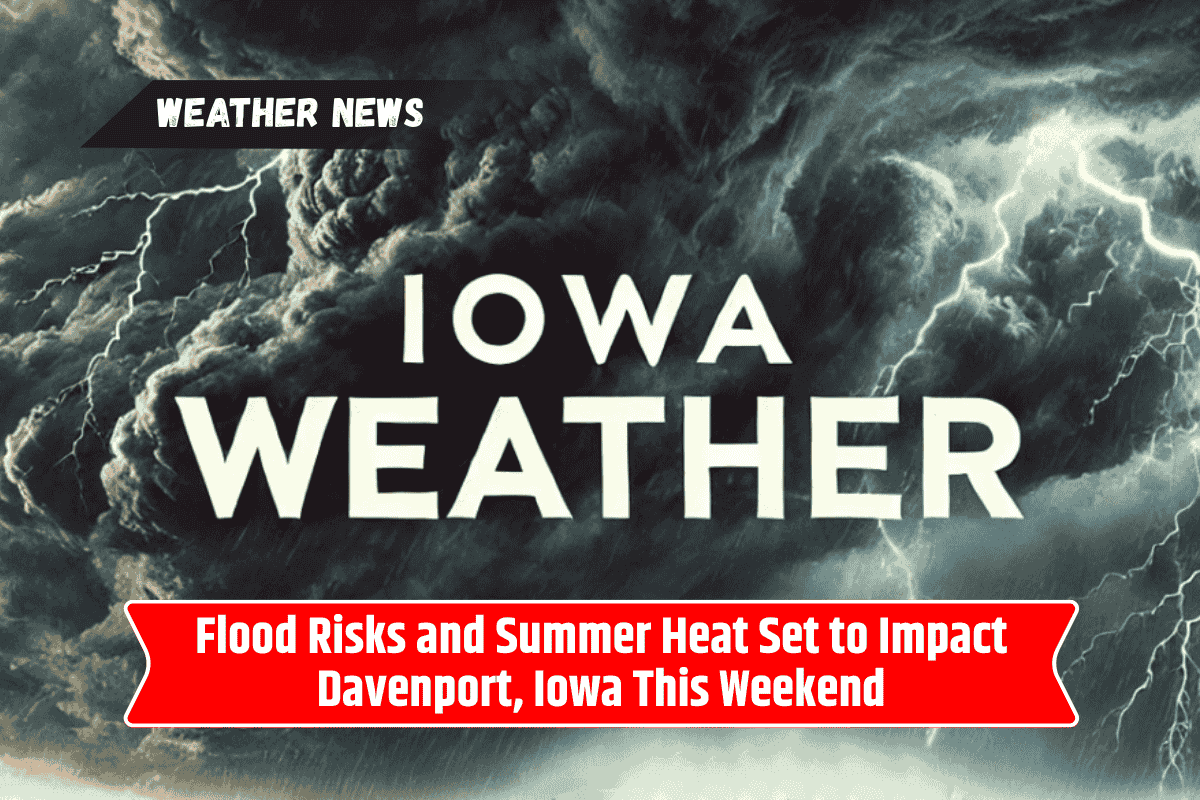 Flood Risks and Summer Heat Set to Impact Davenport, Iowa This Weekend