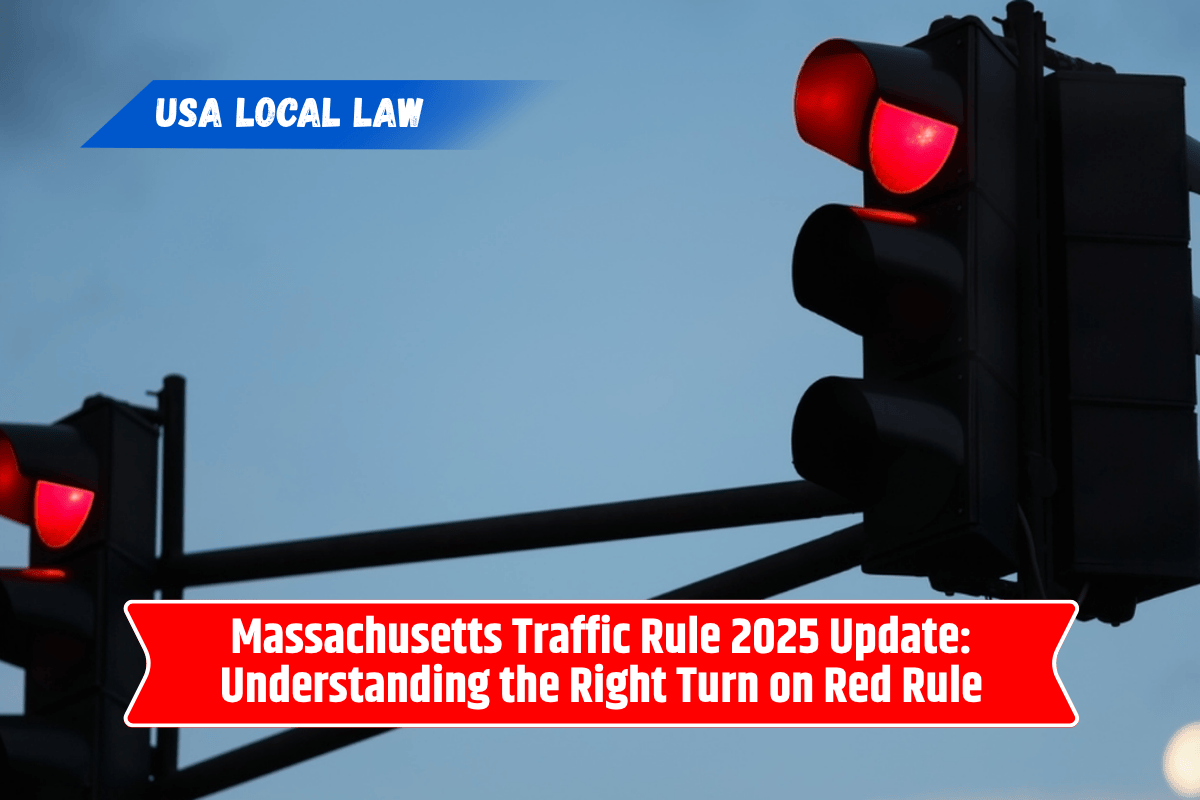Massachusetts Traffic Rule 2025 Update: Understanding the Right Turn on Red Rule