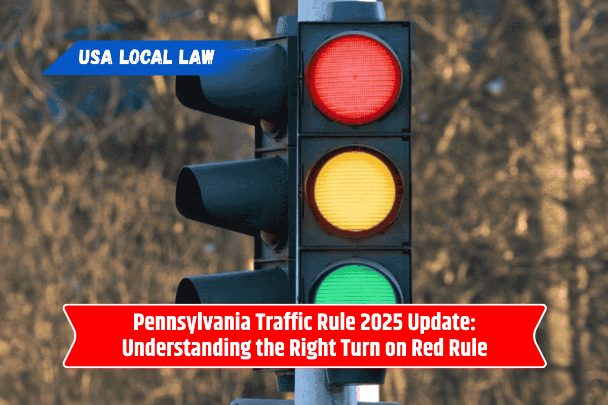 Pennsylvania Traffic Rule 2025 Update: Understanding the Right Turn on Red Rule