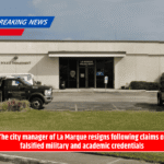 The city manager of La Marque resigns following claims of falsified military and academic credentials