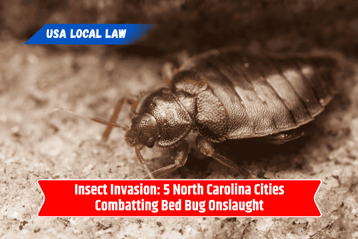 Insect Invasion: 5 North Carolina Cities Combatting Bed Bug Onslaught