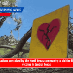 Donations are raised by the North Texas community to aid the flood victims in Central Texas