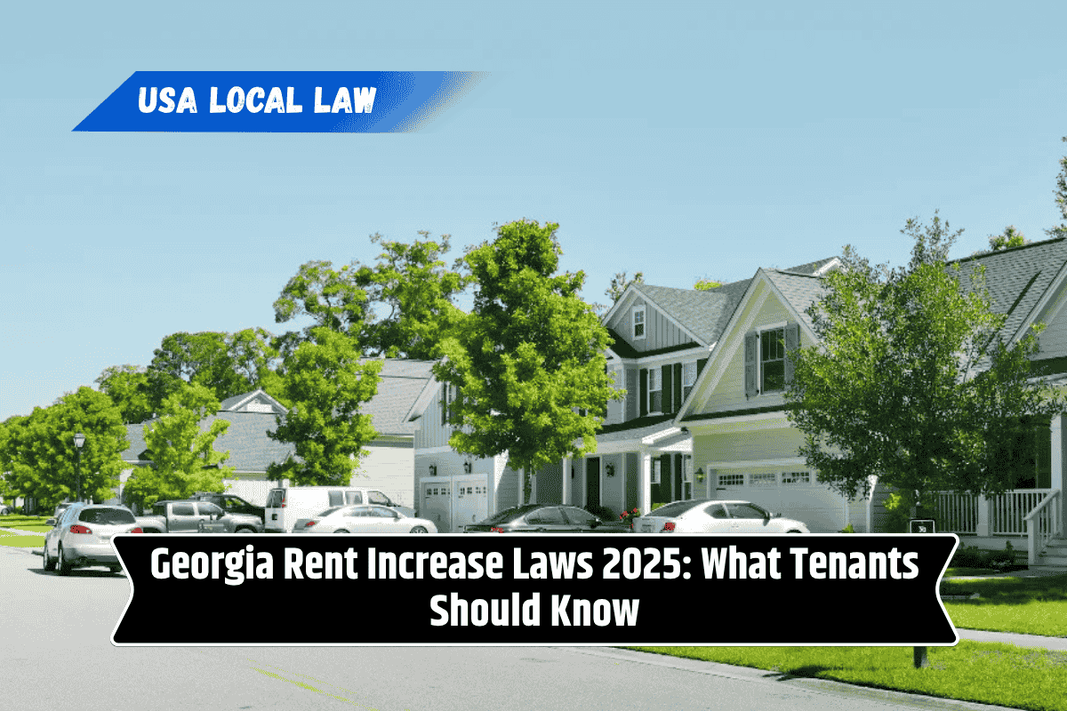 Georgia Rent Increase Laws 2025: What Tenants Should Know