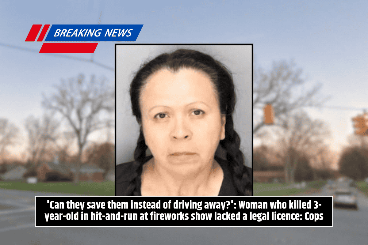 'Can they save them instead of driving away?': Woman who killed 3-year-old in hit-and-run at fireworks show lacked a legal licence: Cops
