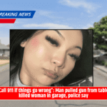 'Call 911 if things go wrong': Man pulled gun from table, killed woman in garage, police say