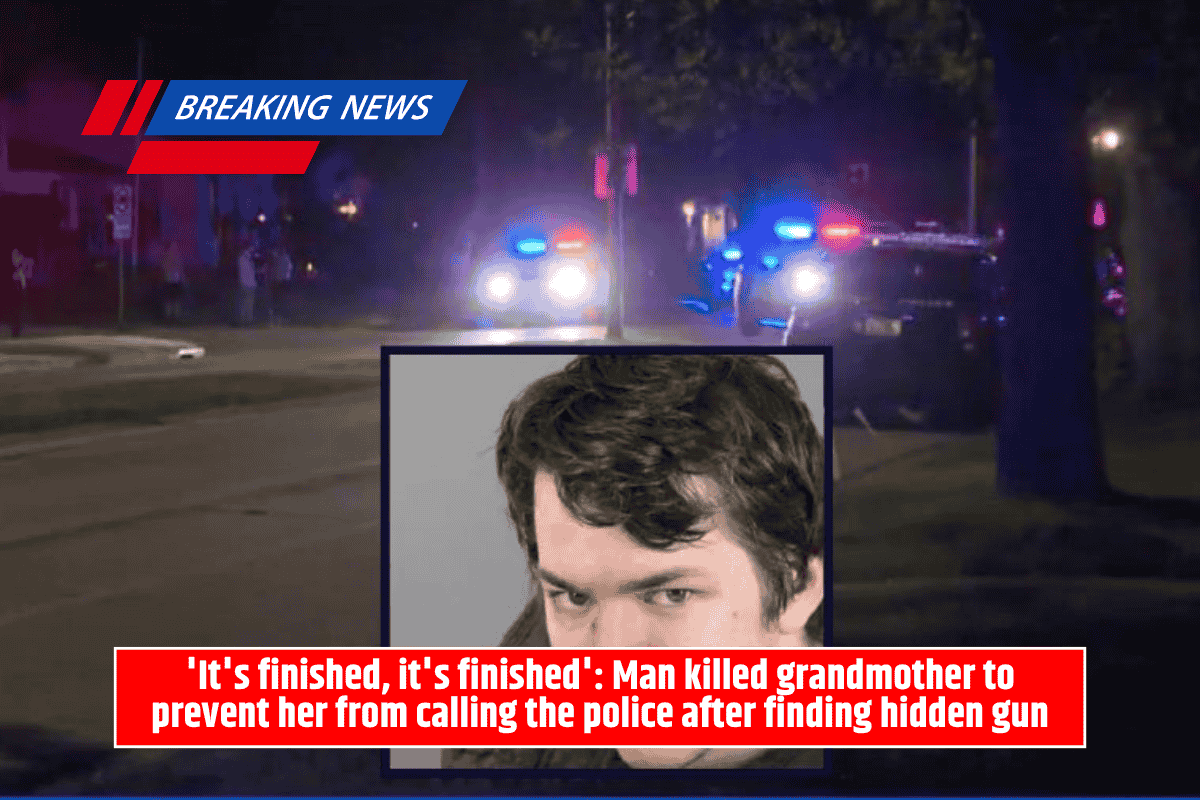 'It's finished, it's finished': Man killed grandmother to prevent her from calling the police after finding hidden gun
