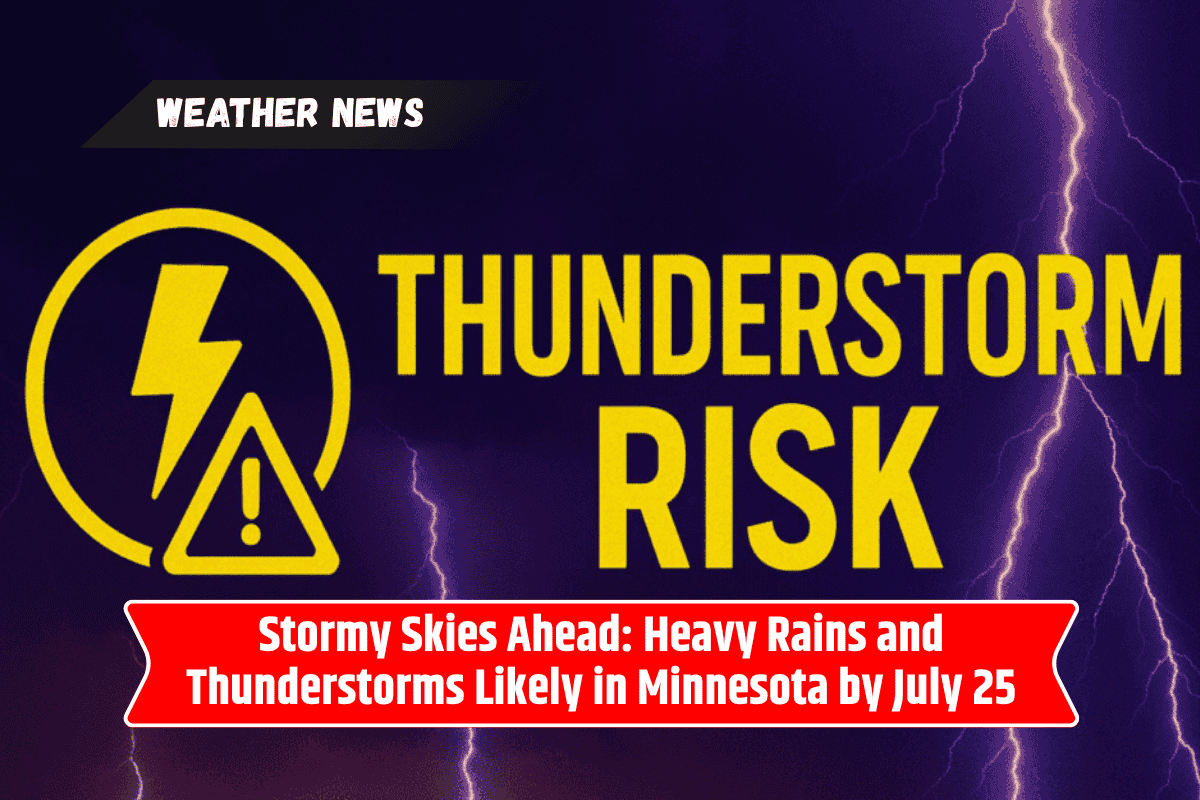 Stormy Skies Ahead: Heavy Rains and Thunderstorms Likely in Minnesota by July 25
