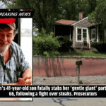 Mom's 41-year-old son fatally stabs her 'gentle giant' partner, 66, following a fight over steaks. Prosecutors