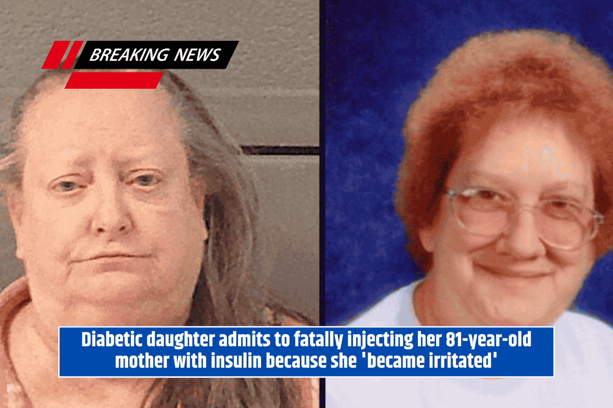 Diabetic daughter admits to fatally injecting her 81-year-old mother with insulin because she 'became irritated'