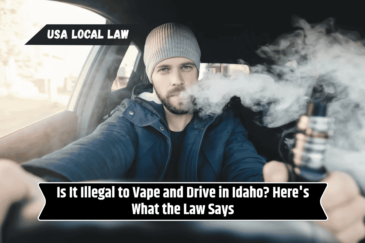 Is It Illegal to Vape and Drive in Idaho? Here's What the Law Says