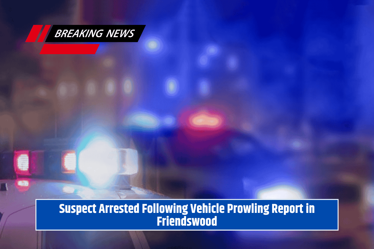 Suspect Arrested Following Vehicle Prowling Report in Friendswood