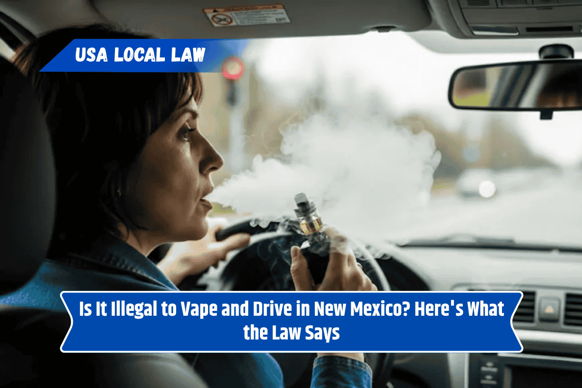 Is It Illegal to Vape and Drive in New Mexico? Here's What the Law Says