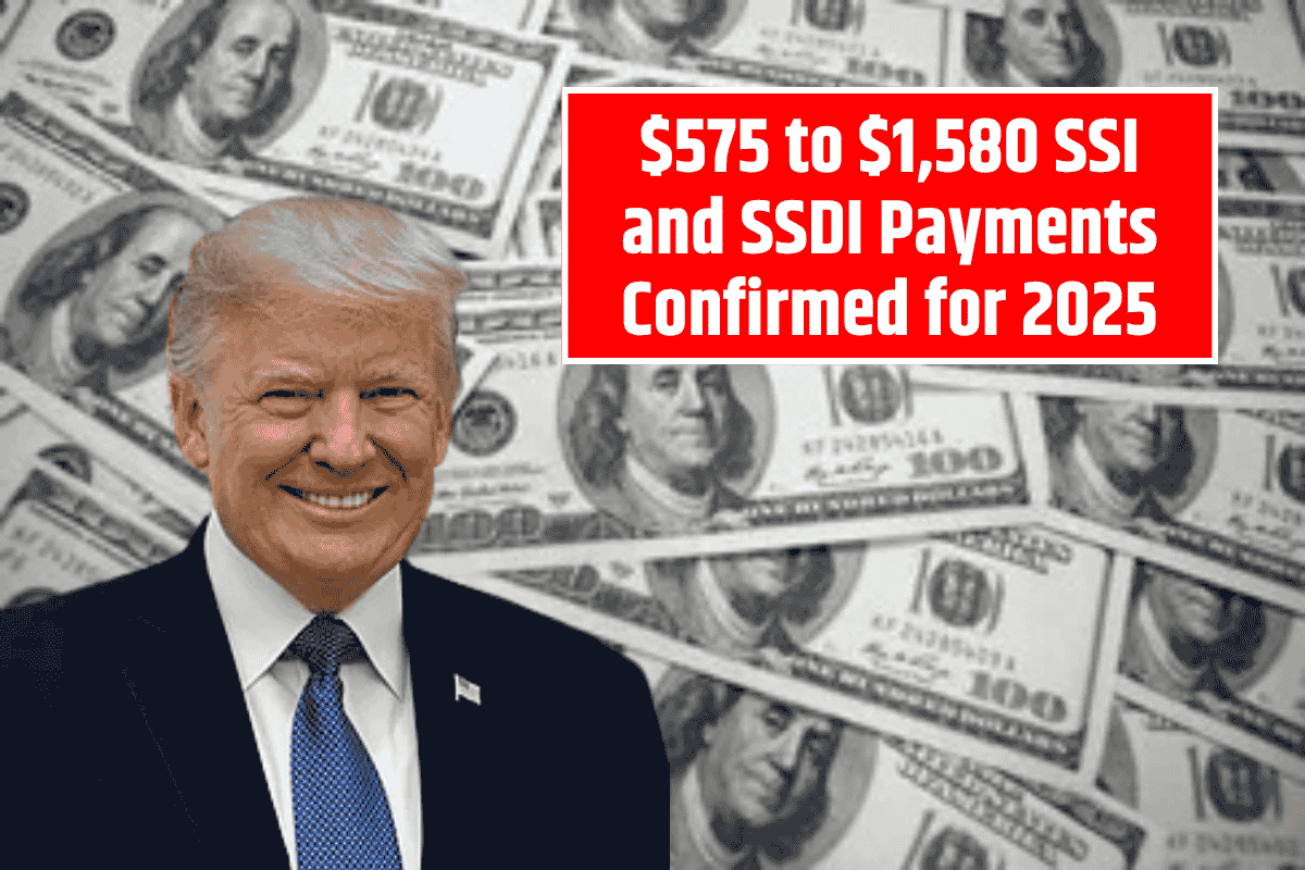 $575 to $1,580 SSI and SSDI Payments Confirmed for 2025: What You Need to Know