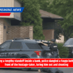 During a lengthy standoff inside a bank, police dangled a Faygo bottle in front of the hostage-taker, luring him out and shooting