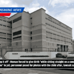 'Sleep it off': Woman forced to give birth 'while sitting straight on a concrete floor' in jail; personnel posed for photos with the child after, lawsuit says