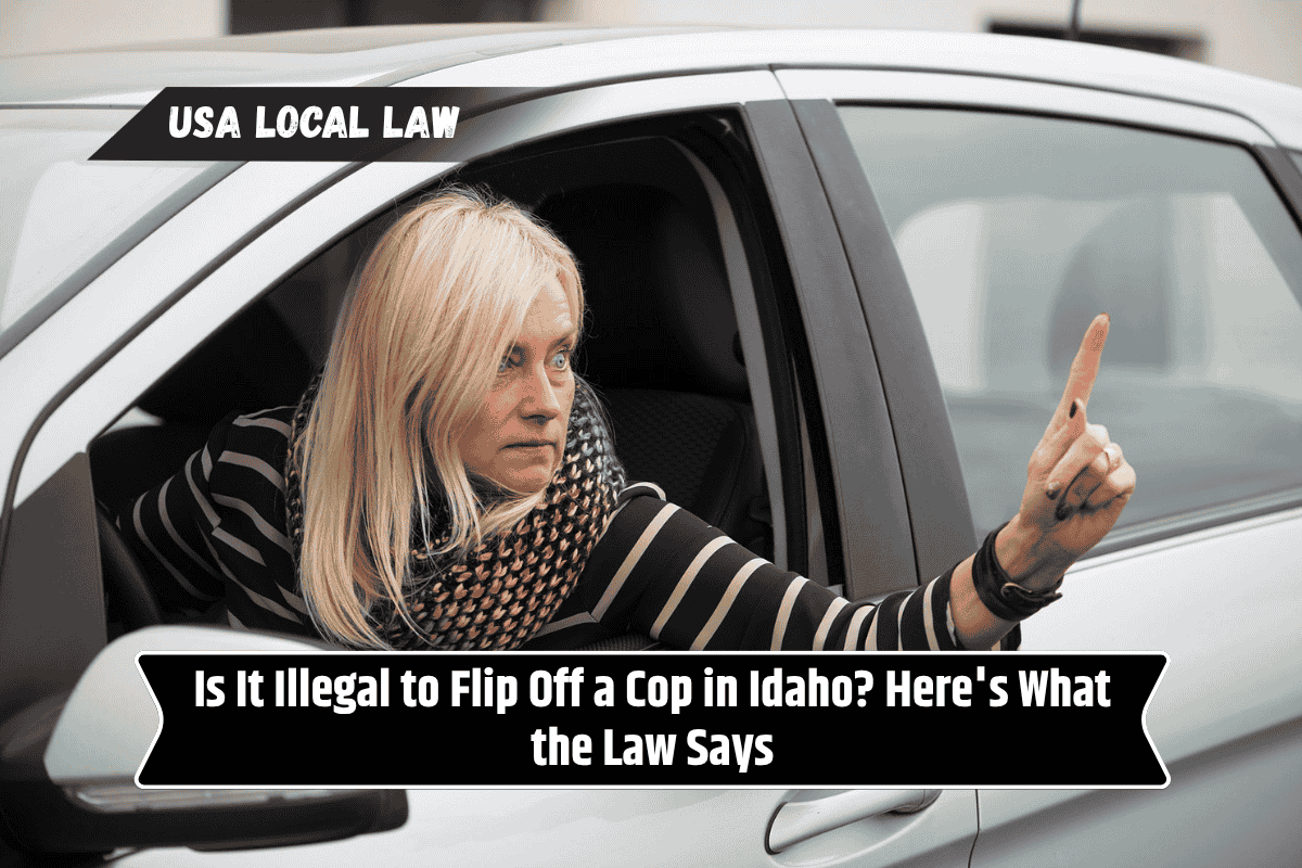 Is It Illegal to Flip Off a Cop in Idaho? Here's What the Law Says