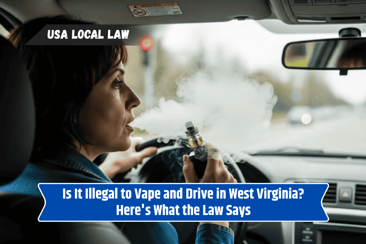 Is It Illegal to Vape and Drive in West Virginia? Here's What the Law Says