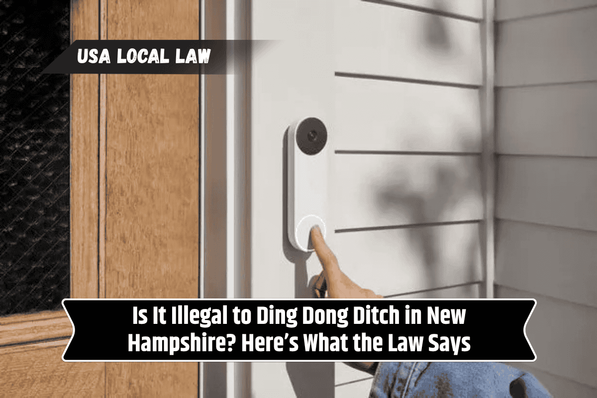 Is It Illegal to Ding Dong Ditch in New Hampshire? Here’s What the Law Says