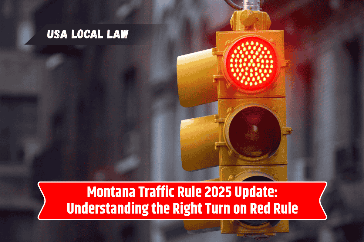 Montana Traffic Rule 2025 Update: Understanding the Right Turn on Red Rule