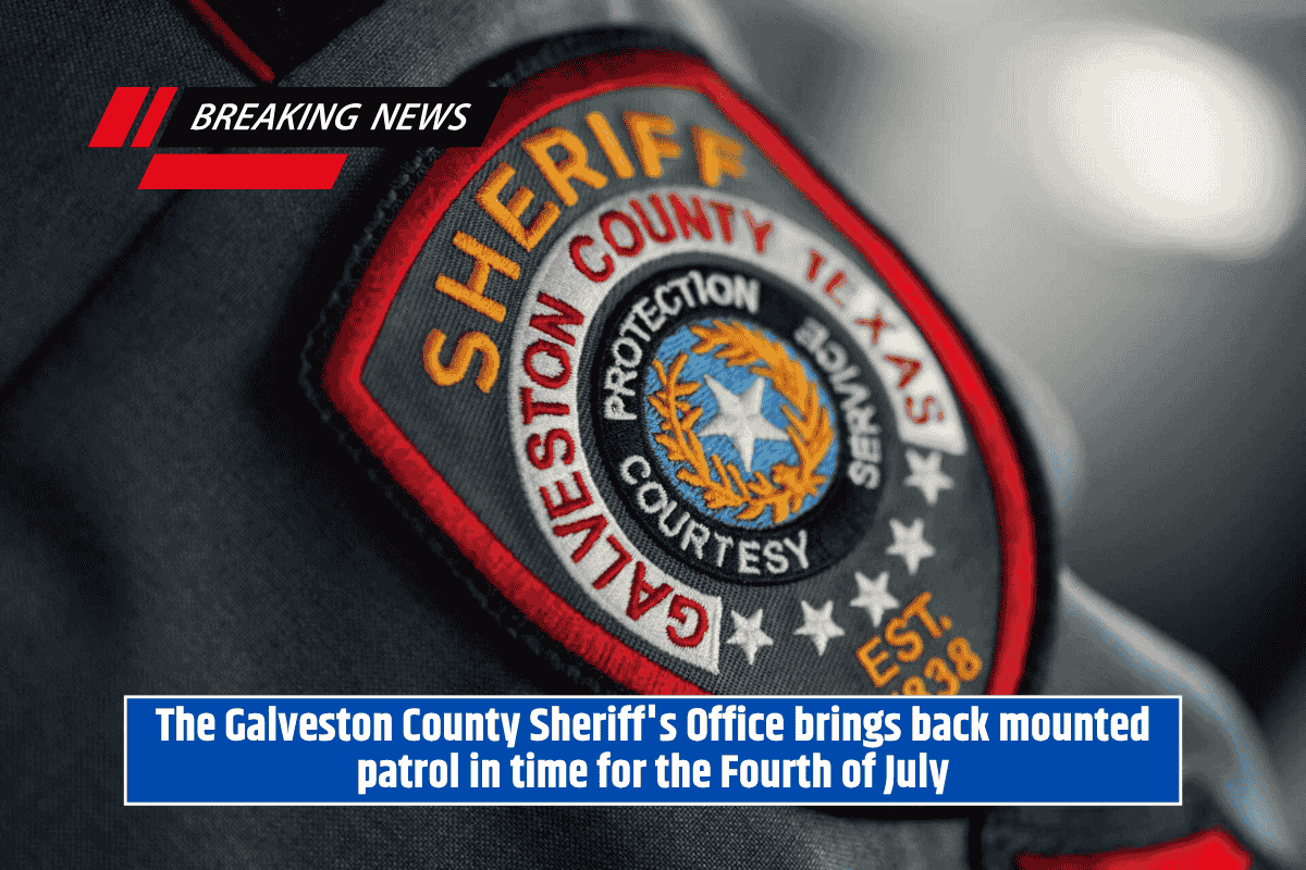 The Galveston County Sheriff's Office brings back mounted patrol in time for the Fourth of July