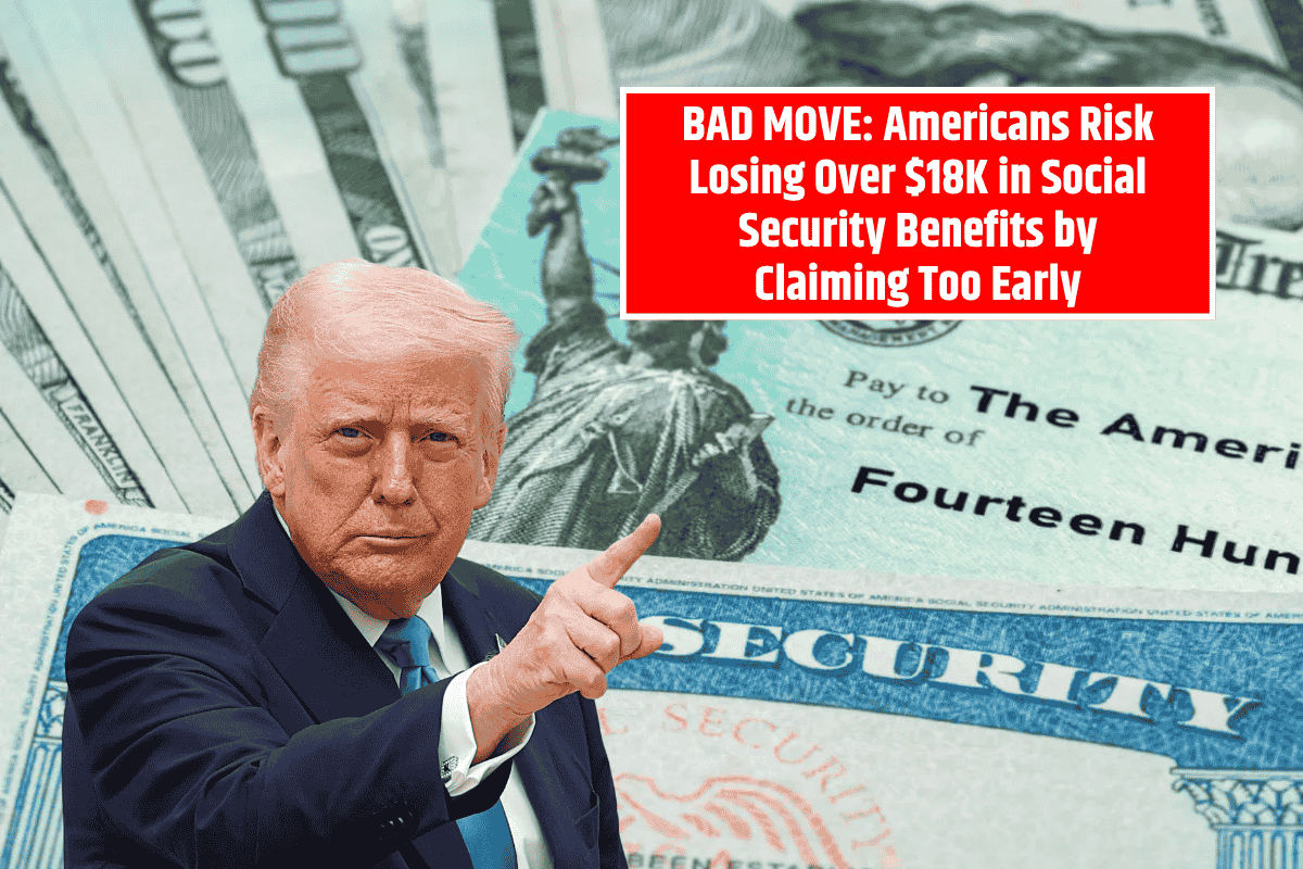 BAD MOVE Americans Risk Losing Over $18K in Social Security Benefits by Claiming Too Early