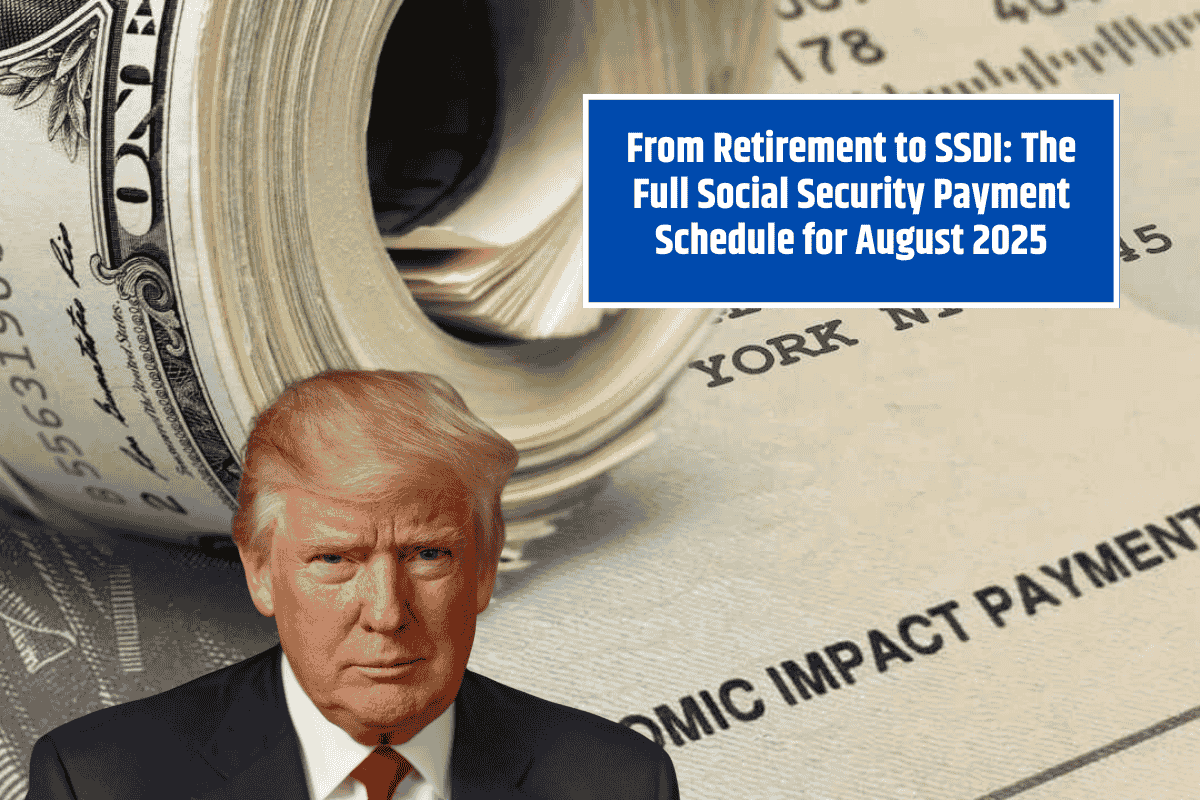 From Retirement to SSDI The Full Social Security Payment Schedule for August 2025